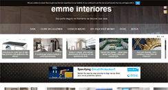 Desktop Screenshot of emmeinteriores.com.br